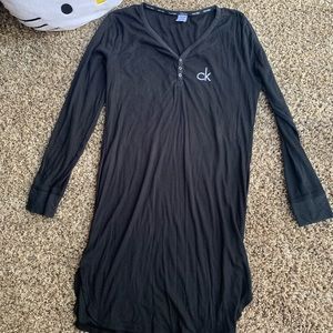 Calvin Klein Pajama black color